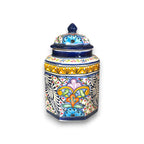 Talavera Canister Set | Colorful Handmade Mexican Kitchen Jars
