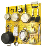 Kitchen Pegboard Organizer Kit Pots & Pans Rack - Pegboard With Hooks