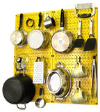 Kitchen Pegboard Organizer Kit Pots & Pans Rack - Pegboard With Hooks
