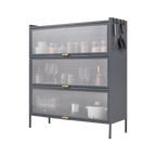 3 Tier Pantry Storage Cabinet Baker Racks for Kitchen with Storage Kitchen Pantry Storage Cabinet Microwave Rack Storage Rack