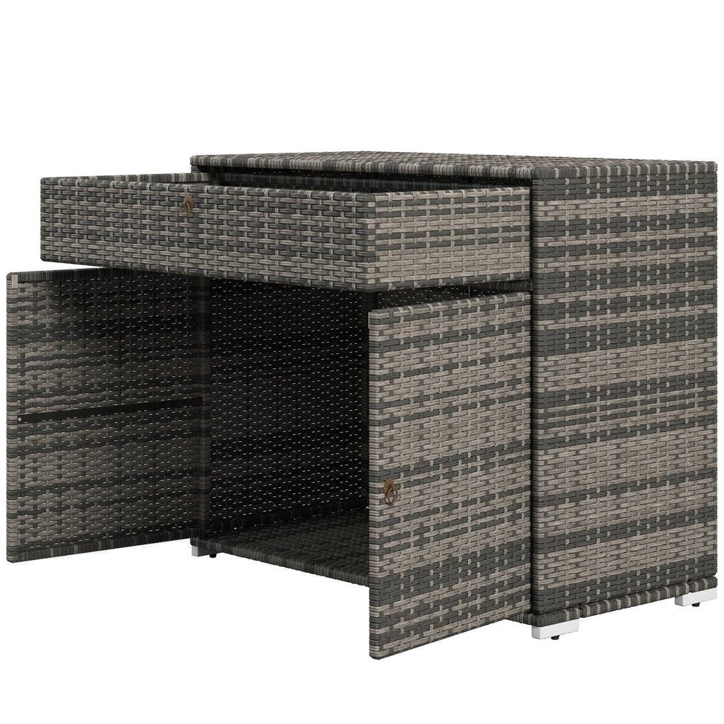 Outdoor Towel Rack and Pool Toy Cabinet, Hot Tub Accessory Storage, Freestanding