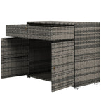 Outdoor Towel Rack and Pool Toy Cabinet, Hot Tub Accessory Storage, Freestanding
