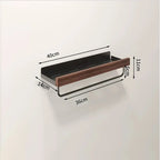 Kitchen Novel Kitchen Accessories Spice Rack Kitchen Organizer Shelves Bathroom Shampoo Holder Storage Shelf Metal Wall Panels