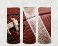 Football 20 oz Skinny Tumbler