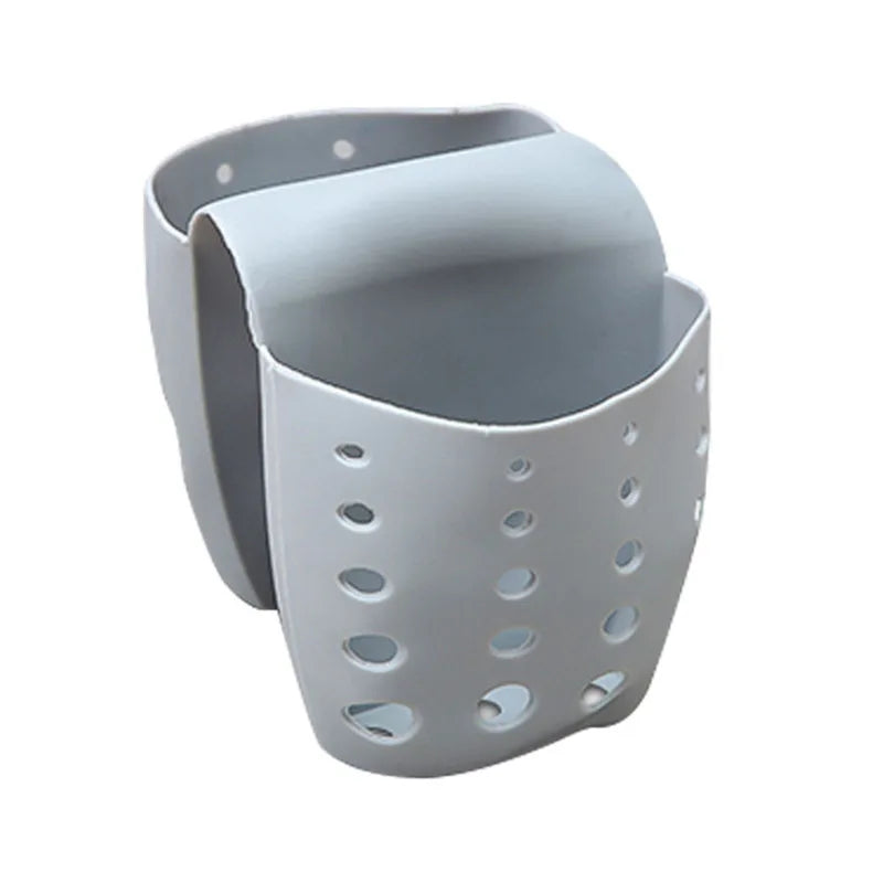 Kitchen Accessories Sink Double Basket Soap Sponge Holder Utensils Organizer Bag Bathroom Hanging Drain Basket Storage Rack