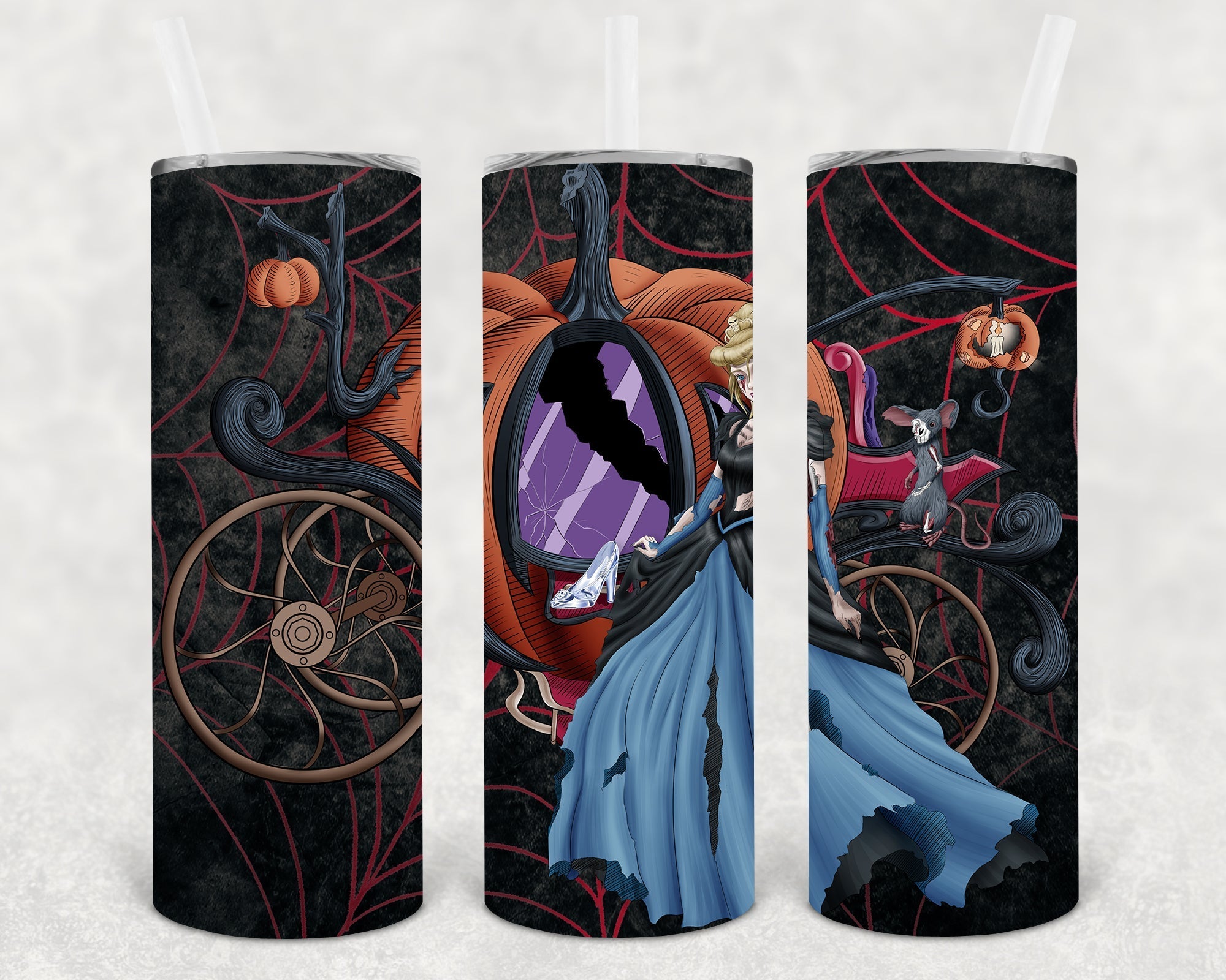 Haunted Cinderella 20 oz Skinny Tumbler