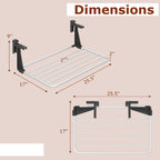 Portable Aluminum Clothes and Towel Drying Rack