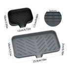 Kitchen Sink Sponge Holder Silicone Soap Dish Bar Soap Holder Self Draining Anti-slip Storage Rack Bathroom Kitchen Supplies