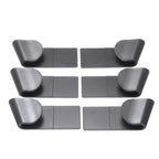 Wall-Mounted Pot Lid Holder Set | 6-Pack Kitchen Organizer