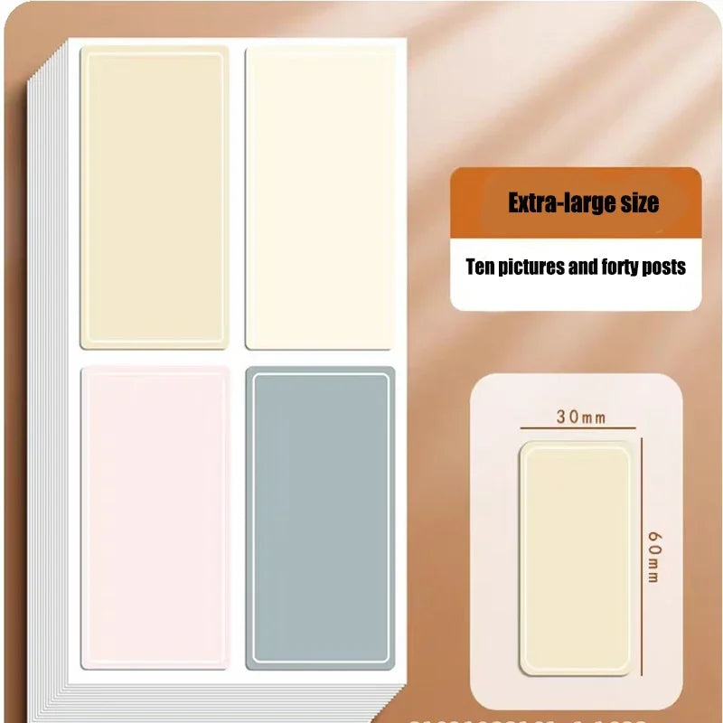 Colorful Waterproof Label Stickers | Self-Adhesive Name Tags for Kitchen and Organization