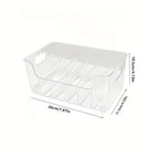 6 - Compartment Detachable Spice Rack. Large - capacity for fridge, cabinet & countertop seasoning storage. Practical organizer.