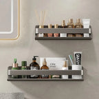 Bathroom Shelf Wall-Mounted Spice Rack Multifunctional Item Shelf Condiment Storage Shampoo Organizer Rack Kitchen Accessories