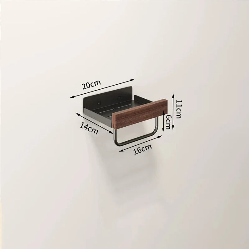 Kitchen Novel Kitchen Accessories Spice Rack Kitchen Organizer Shelves Bathroom Shampoo Holder Storage Shelf Metal Wall Panels