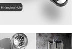 Kitchen Rotary Storage Rack Rotatable Kitchenware Organizer Hooks Spatula Spoon Knife Storage cabinet Kitchen Accessories
