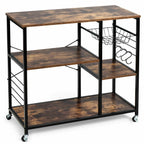 Rolling Industrial Kitchen Baker’s Storage Shelf