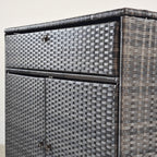Outdoor Towel Rack and Pool Toy Cabinet, Hot Tub Accessory Storage, Freestanding