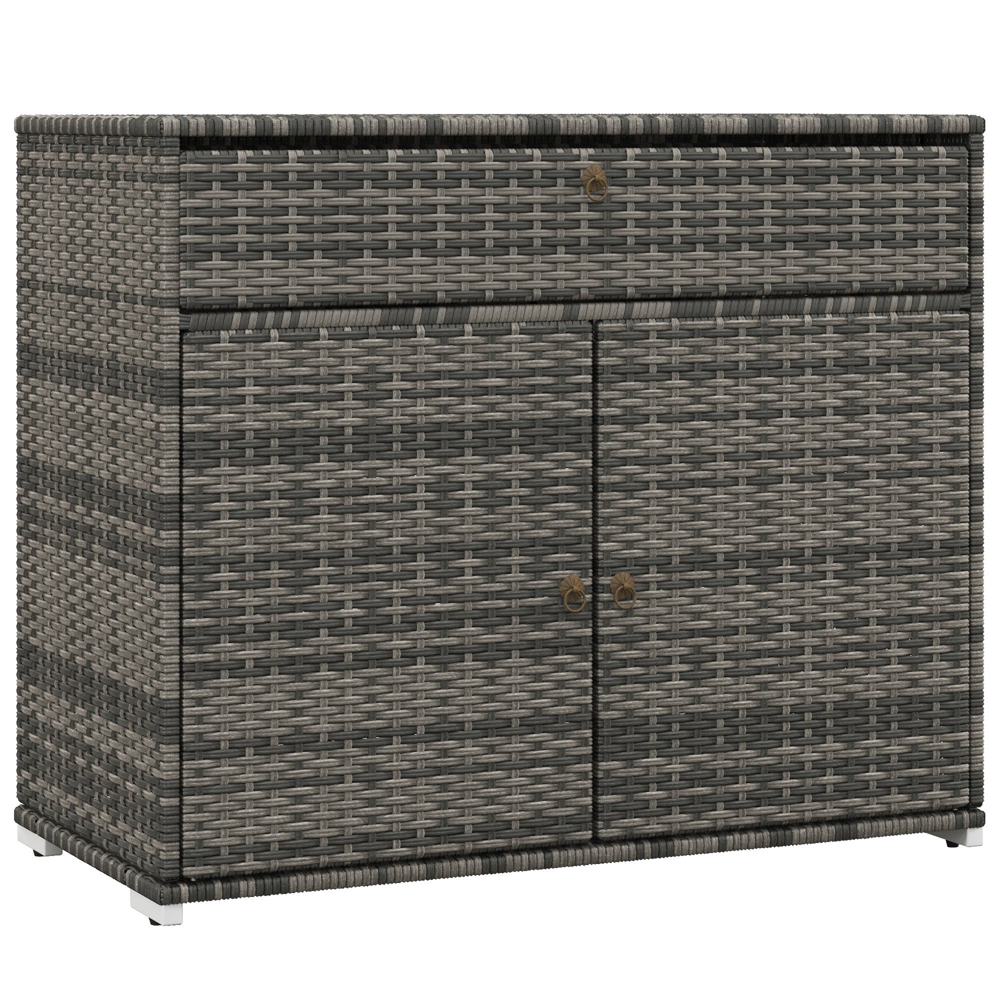 Outdoor Towel Rack and Pool Toy Cabinet, Hot Tub Accessory Storage, Freestanding