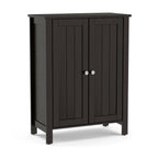 2-Door Bathroom Floor Storage Cabinet Space Saver Organizer