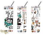 Needle and Thread Skinny Tumbler