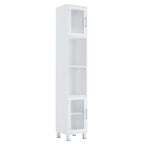 71 Inch Tall Tower Bathroom Storage Cabinet and Organizer Display Shelves for Bedroom